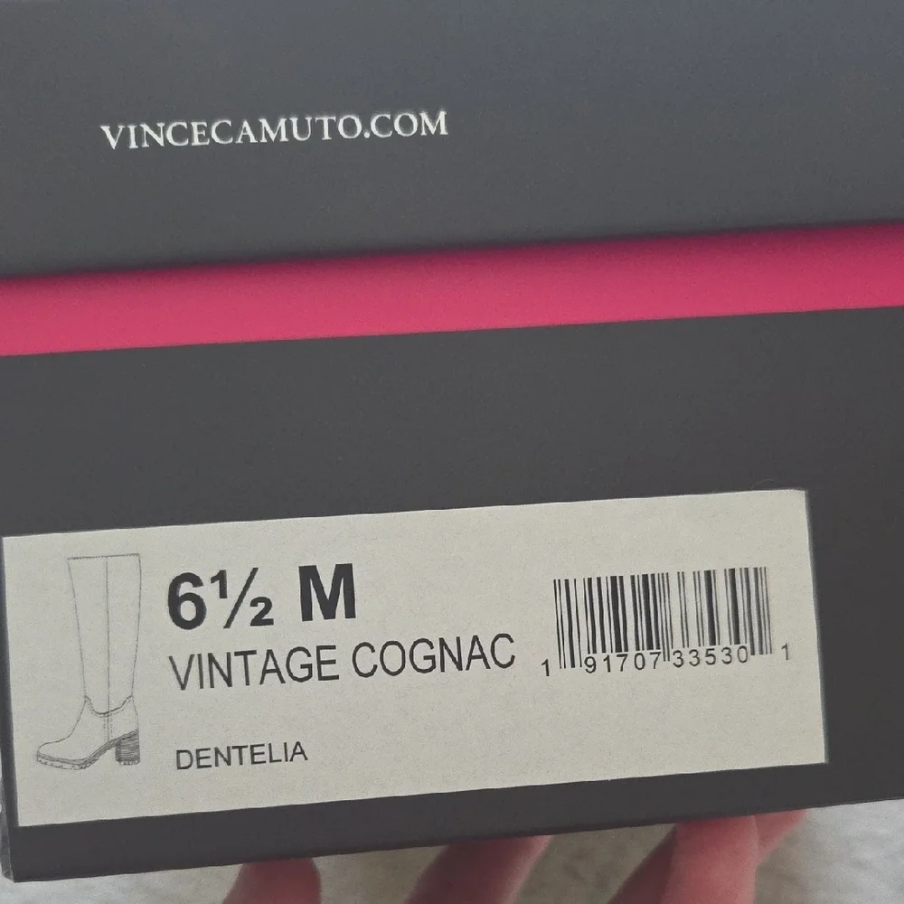 Vince Camuto Brown Leather Heeled Boots - Picture 5 of 5